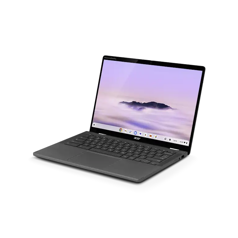 Acer Chromebook Plus Spin 714 device right side view.