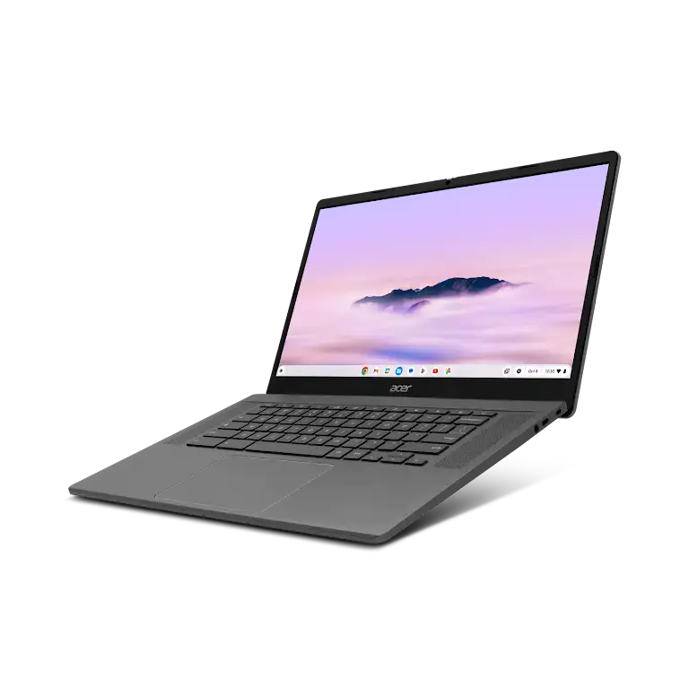 Acer Chromebook Plus 515 device right side view.